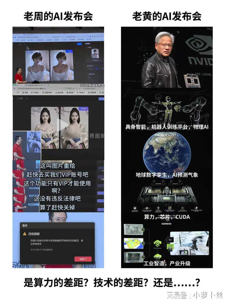 周鸿祎介绍AI新品,演示美女“一键露胸”,被指盗图还用来搞黄色-吃瓜网